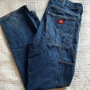 Dickies Men's Dark Blue Relaxed Jeans